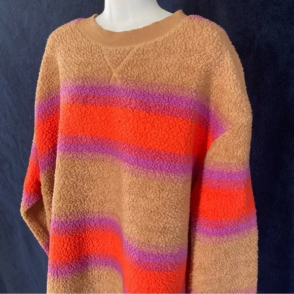 Koolburra by UGGS tan orange and purple sweater size 3XL - Picture 1 of 6